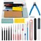 Professional 20 PCS Model Tools Kit Modeler Basic Tools Craft Set Hobby Building Tools Kit for Gundam Car Model Building Repairing and Fixing(I)